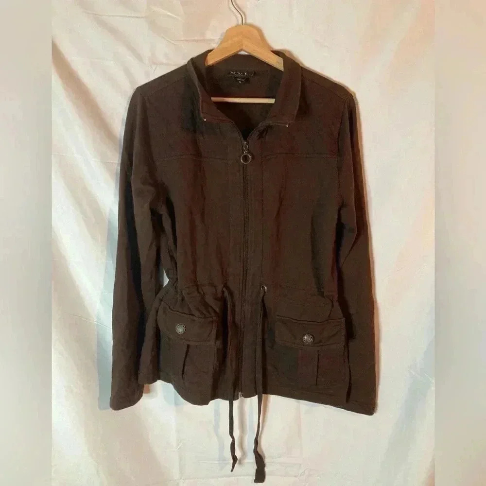 New York laundry zip up jacket